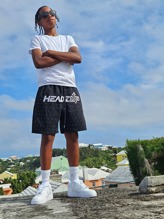 HeadzUp Logo Luxe Shorts