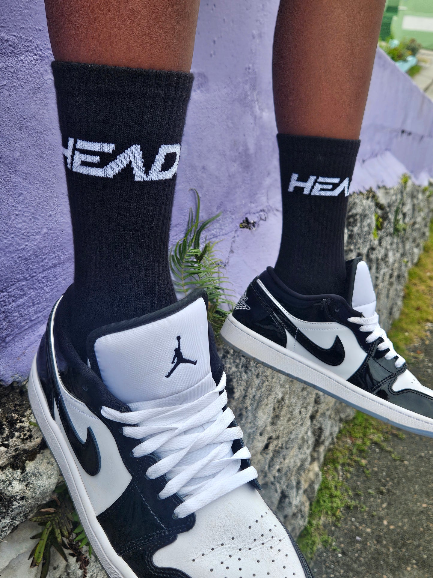 HeadzUp Big Block Crew Socks