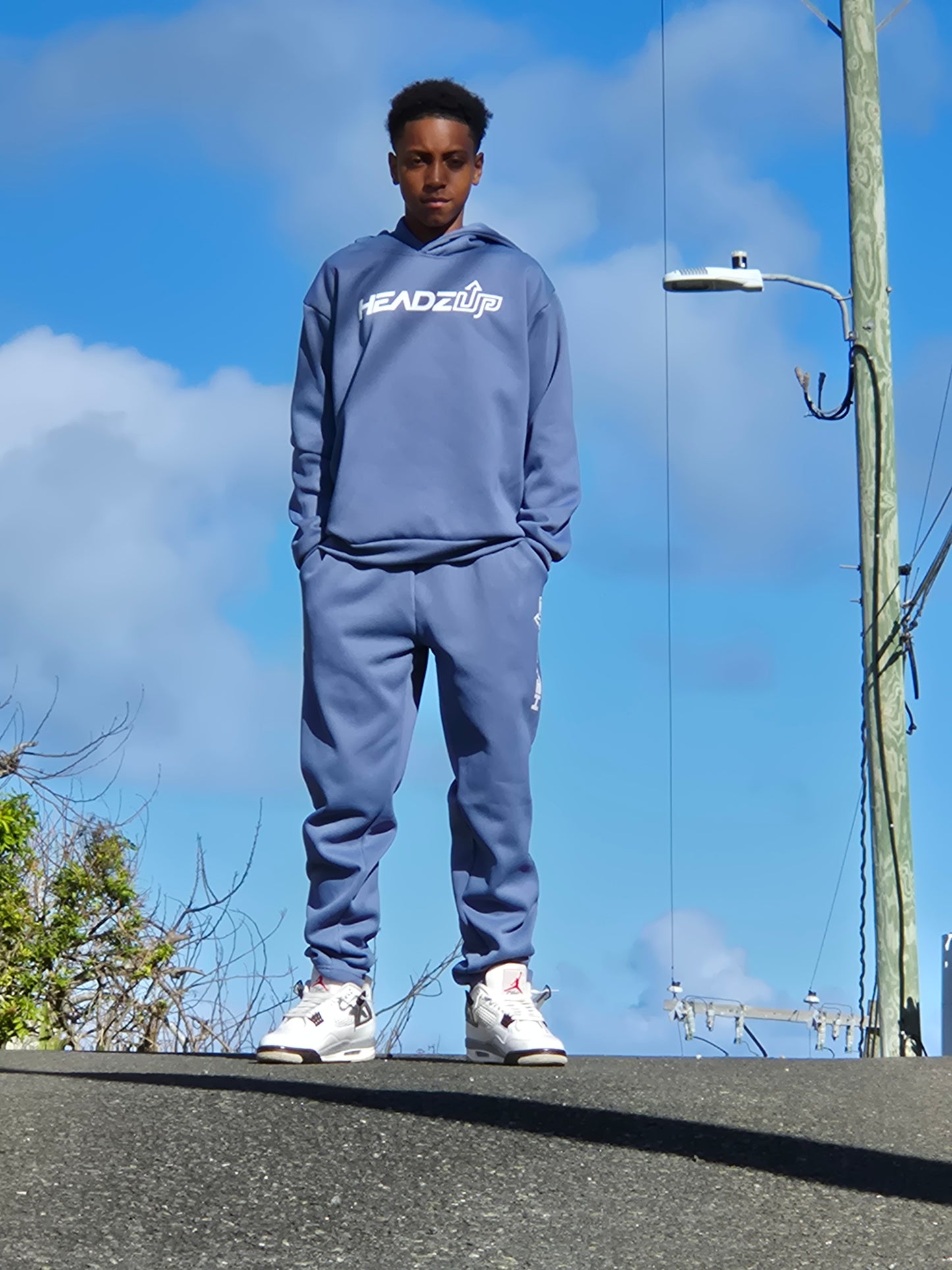 HEADZUP Upper Echelon  Raised Logo Track Suit