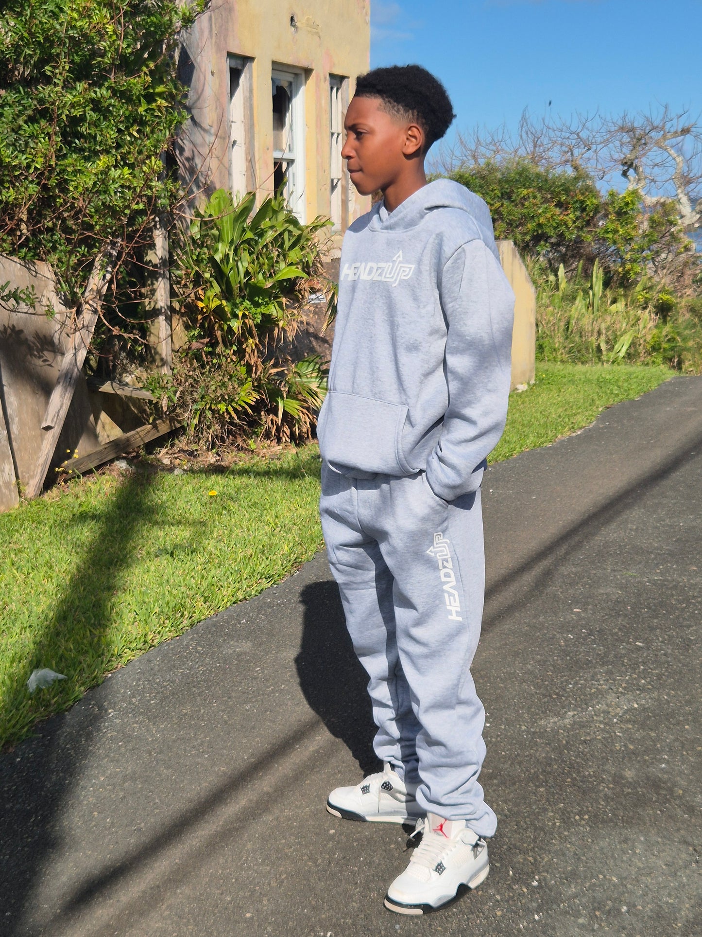HEADZUP Upper Echelon  Raised Logo Track Suit