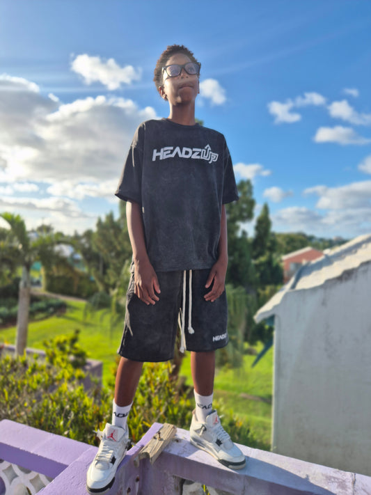 HEADZUP Black Acid Tee