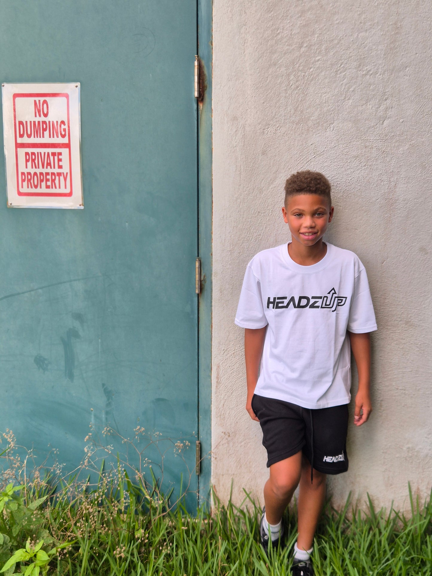 HEADZUP  Cropped Tee